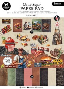 Studio Light die-cut papierblok A4 BBQ – paper pad voor scrapbooking & kaarten