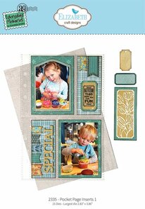 Pocket Page Inserts 1 snijmal set (2335) – planner snijmal | Elizabeth Craft Designs