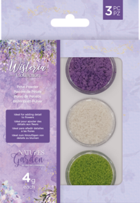Crafter’s Companion Petal Powder Wisteria Collection kopen | Bloem meeldraad poeder paars wit groen