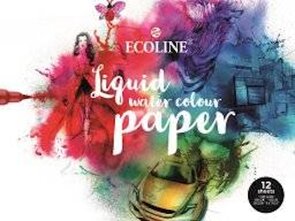 Talens Ecoline Liquid Watercolour Print Paper kopen | Papier voor Ecoline en waterverf