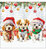 FUNNY CUTE PUPPIES – KERSTSERVETTEN VOOR EEN LACH EN EEN KNUTSELMOMENT