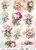 Cadence Rijst Decoupagepapier 273 30x42 cm – Rozen Aquarel