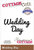Cottage Cutz Die – Tekst "Wedding Day"