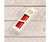 Couture Creations Persimmon Orange Foil