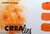 Crealies colorzz pigment poeder orange