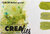 Crealies colorzz pigment poeder safari green