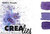 Pigment  poeder Colorzz paars - Crealies
