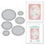  spellbinders - Postage Edge Ovals  snijmal – Luxe ovaal met postzegelrand voor creatieve kaarten