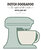 Dutch Doobadoo Card Art Stencil 69 Mixer (17 x 14,8 cm)