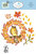 Elizabeth Craft Designs snijmal Fall Wreath & Owl kopen – herfst krans en uil snijmal