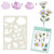 Polkadoodles Beautiful Anemone Stencil PD8755 – bouw de bloem laag voor laag op