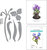 Spellbinders Susan’s Garden snijmal Spiderwort kopen – bloemen snijmal