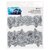 Simon Hurley Cling Mount Rubber Stamps Rose Borders