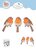 Elizabeth Craft Designs Festive Robin 2272 – kerstvogeltje én vogel voor het hele jaar