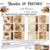 Craft O'Clock Shades of Nature 8x8 Mix Medium Papers Set – CC-C88-SON-09