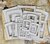 CraftUla Natural Beauty Chipboard Fotolijstjes – 18 stuks