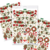 Katy Sue Petite Poinsettias Die Cut Embellishments – 273 stuks – 12-DCE023PP