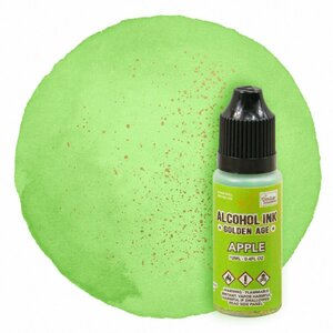 Alcohol Ink Couture Creations Golden Age Apple