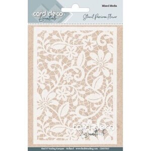 Passion Flower Stencil van Card Deco