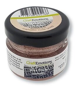 Craft Emotions Wax Metallic Rose Gold