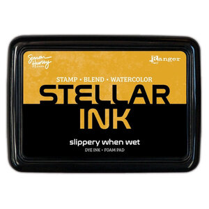   stempel inktpad - Dye inkt - Slippery When Wet - simon hurley foam pad