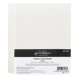 BetterPress Cotton Card Panels A2 Bisque