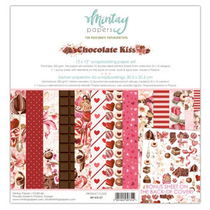  Paper Pad 123x12" - Chocolate Kiss - Mintay papers