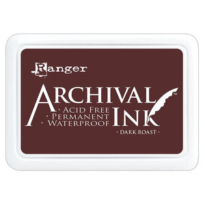 stempelinkt-watervast- Dark Roast- Archival ink