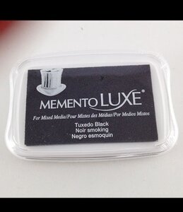  stempel inktpad- dye  inkt- tuxedo black  memento