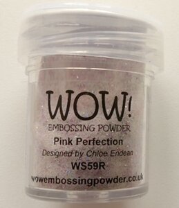 WOW Embossingpoeder Pink Perfection WS59R kopen | Roze glitter embossingpoeder
