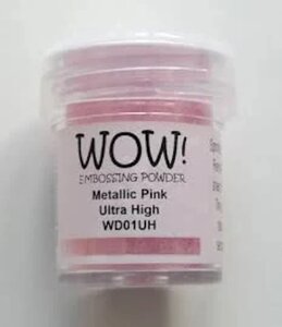  Embossing Poeder  - Pink WD 01 UH - wow