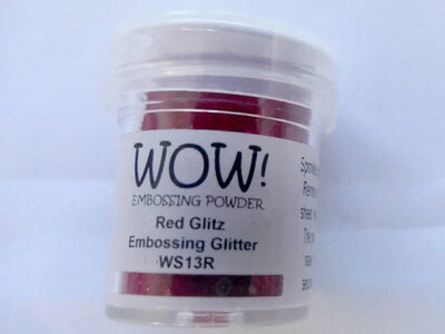 WOW Embossingpoeder Red Glitz WS13R kopen | Rood glitter embossingpoeder