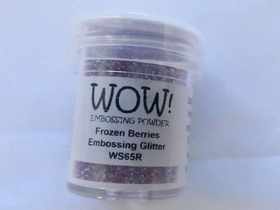 WOW Embossingpoeder Frozen Berries WS65R kopen | Rood-roze glitter embossingpoeder