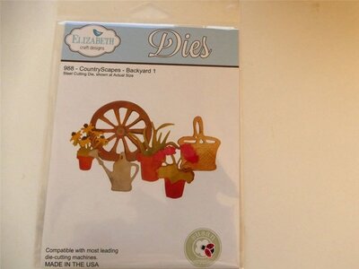 Elizabeth Craft Designs snijmal Countryscapes Backyard 1 988 kopen – landschap snijmal