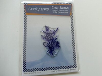 Clarity stamp klein bouquet stempelset