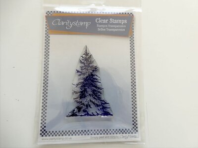Clarity stamp lone spruce stempelset 80