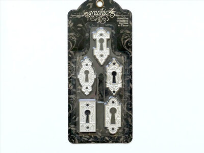 Graphic 45 Ornate Key Holes – Sierlijke sleutelplaten met vintage uitstraling