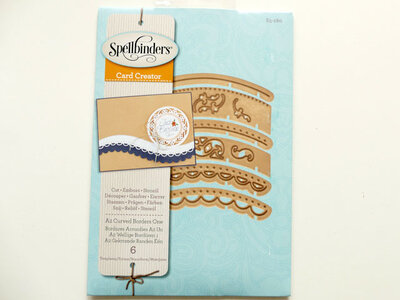 Spellbinders snijmal A2 Curved Borders One S5-180 kopen – rand snijmal