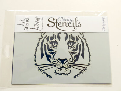 Clarity Stencil – Wild Animal Face Uil (A5)