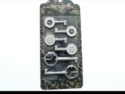 Graphic 45 Clock Keys – Shabby Chic kloksluitingen voor een vintage touch