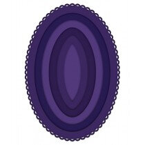 Heartfelt Creations snijmallen Eyelet Oval & Basics Small kopen – ovale snijmal set