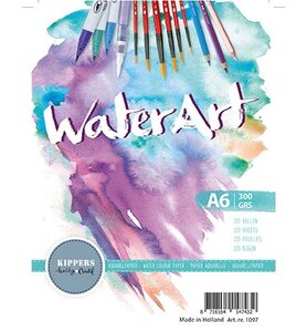 watercolour paper A 6  - 300 grams -   Water Art