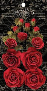 Graphic 45 Bloemen Rood