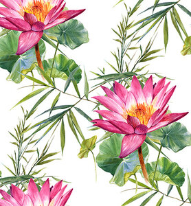 Stafil vegan leer – Waterlilies