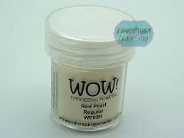WOW! Embossing Powder Red Pearl WE09R – dieprode glans met parelmoerfinish
