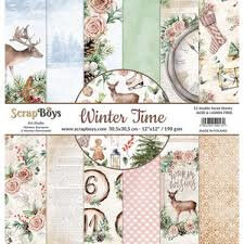  Paper Pad 12x12" -  Winter Time - Scrapboy's