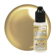 Couture Creations Alcohol Ink Metallic Alloy Champagne 12ml
