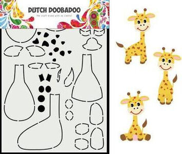 Dutch Doobadoo Giraf Stencil