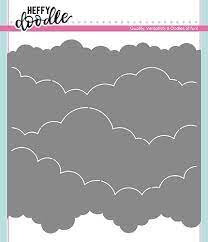 Stencil- Cloudy Skies
