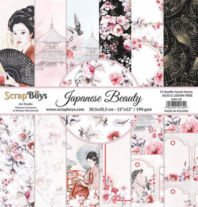 Paper Pad 8x8" -  Japanse beauty- ScrapBoy's